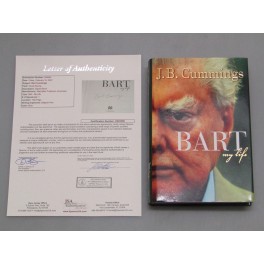 "RARE" Bart Cummings Hand SIGNED Book + JSA COA "RARE" Bart Cummings Hand SIGNED Book + JSA COA