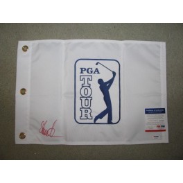Stuart Appleby Hand Signed Flag + PSA/DNA H12959
