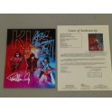 KISS Paul Stanley & Ace Frehley Hand Signed 8"x10" Photo 2 + JSA COA