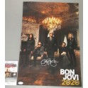 Bon Jovi  Hand Signed 12"x 20"  Mini Poster +  JSA COA