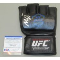 KHAMZAT CHIMAEV 'THE BORZ' Hand Signed UFC Fight  Glove +  PSA DNA COA