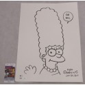 MATT GROENING  The Simpsons  Hand Signed "24x18" HUGE Marge Sketch  + JSA COA