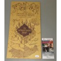 Harry Potter Daniel Radcliffe  Hand Signed Marauders Map   +  JSA COA