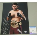 KHABIB NURMAGOMEDOV 11"x14" Photo 1 + PSA DNA  COA * BUY 100% GENNUINE UFC SIGNATURES *