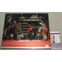 KARATE KID MACCHIO & ZABKA Hand Signed 11'x14' Photo + JSA COA