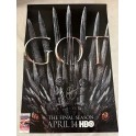 GAME OF THRONES EMILIA CLARKE Hand Signed Fullsize Poster + JSA COA