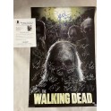 WALKING DEAD x 32 Main CAST Hand Signed Poster + Beckett COA BUY GENUINE