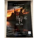 HARRY POTTER DANIEL RADCLIFFE Hand Signed HP7 Fullsize Poster + BECKETT COA