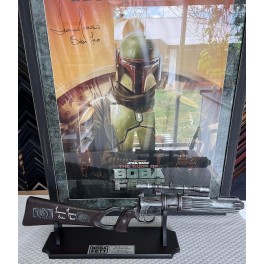 Star Wars Boba Fett Temuera Morrison Signed EE-3 Carbine Blaster