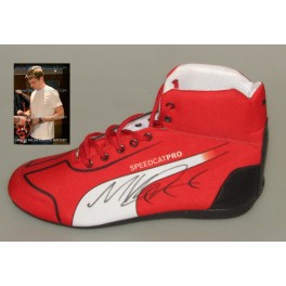Max Verstappen Hand Signed 2021 Racing Boot + Exact Photo Proof Max Verstappen Hand Signed 2021 Racing Boot + Exact Photo Proof