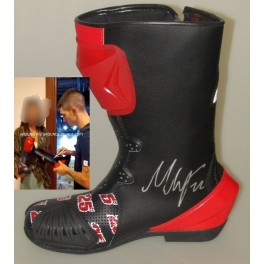 MAVERICK VINALES  Hand Signed Racing Boot + COA + EXACT PHOTO PROOF
