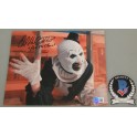 ART THE CLOWN TERRIFIER 2 'David Howard Thornton Hand Signed 8'x10' Photo