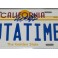 MICHAEL J FOX Hand Signed License Plate + Custom Mat 2 + JSA COA Back To The Future