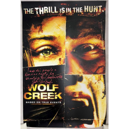 Wolf Creek   JOHN JARRATT Hand Signed Poster 1  + Photo Proof  'Inscribed'  MICK TAYLOR