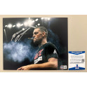 Nate Diaz  UFC Hand Signed 8'x10' Photo 4  + Beckett COA