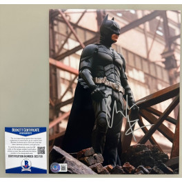 Christian Bale " Batman " Hand Signed 8"x10" Photo 7 + BECKETT COA Christian Bale " Batman " Hand Signed 8"x10" Photo 7 + BECKETT COA