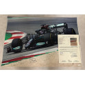 Lewis Hamilton Hand Signed 20"x30"  Colour Photo  + JSA  COA