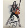 KISS x 4 Original Members Hand Signed 8"x10" PHOTOS + JSA COA