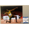 Usain Bolt Hand Signed 8'x10' Photo 6 + Beckett COA