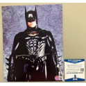 Val Kilmer  Batman Hand Signed 8"x10" Photo 2 + BECKETT COA