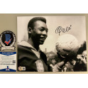 Pele Hand Signed 8'x10' Photo 5 + Beckett COA
