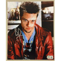 Brad Pitt 'Fight Club'  Hand Signed 8"x10" Photo + BECKETT COA