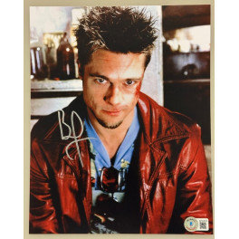 Brad Pitt 'Fight Club'  Hand Signed 8"x10" Photo + BECKETT COA