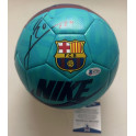 LEO MESSI Hand Signed Soccer Ball + Beckett COA