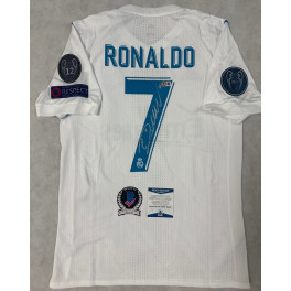 Cristiano Ronaldo Hand Signed Real Madrid Jersey + Beckett Coa