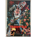 ART THE CLOWN TERRIFIER 3 'David Howard Thornton Hand Signed 12"x18" Photo 2 + EXACT PROOF