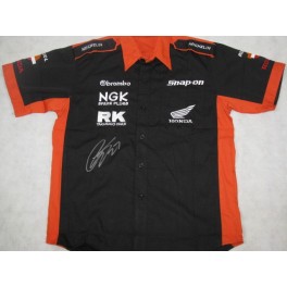 Casey Stoner Hand Signed Pit Crew Shirt Casey Stoner Hand Signed Pit Crew Shirt