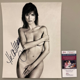 Heidi Klum Hand Signed 11"x14" Colour Photo + JSA COA