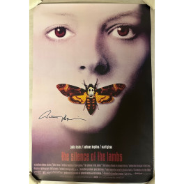 Sir Anthony Hopkins Hand Signed Silence Of Lambs 27"x40" Poster  + SWAU COA