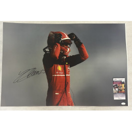 Charles Leclerc   Hand Signed 20"x30" Photo + JSA  COA  Formula 1