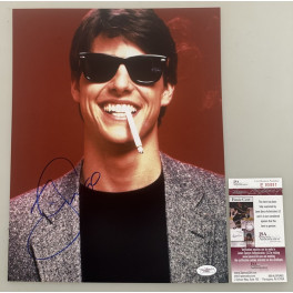 Tom Cruise 'Risky Business' Hand Signed 11"x14" Photo + JSA COA