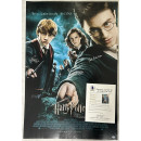 HARRY POTTER x 4 Radcliffe Watson Grint  Hand Signed 27"x40" Poster + Beckett COA BUY GENUINE