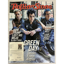 Green Day Original Members Hand Signed HUGE 27"x39" Poster    + JSA COA   BUY GENUINE