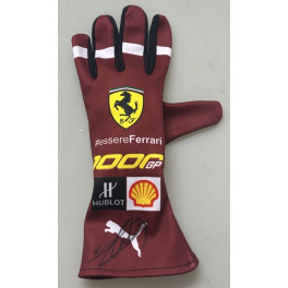 Charles Leclerc Hand Signed Ferrari Special Edition Racing Glove + Exact Photo Proof