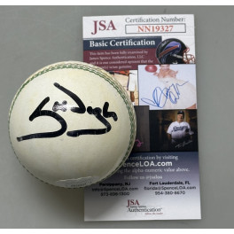 Steve Waugh Hand Signed Cricket Ball + JSA COA
