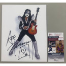 KISS  Ace Frehley Hand Signed 8"x10" Photo 2  + JSA COA