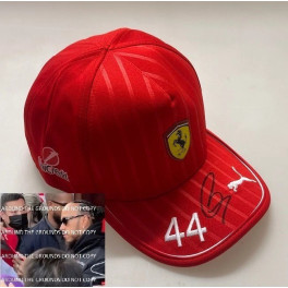 Lewis Hamilton  Hand Signed Racing Cap Hat +  PHOTO PROOF
