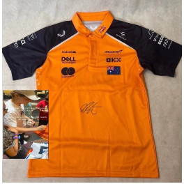 Oscar Piastri  Hand Signed Racing Shirt +  PHOTO PROOF