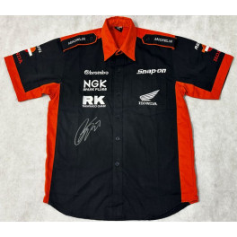 Casey Stoner Hand Signed Pit Crew Shirt