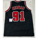 Dennis Rodman  Hand Signed Bulls Jersey + Beckett PSA  COA