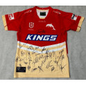 2023 Inaugural Redcliffe Dolphins Hand Signed Home Jersey