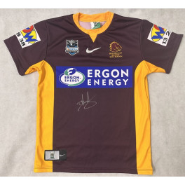 DARREN LOCKYER Hand Signed Broncos 2007 Jersey + Photo Proof