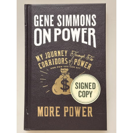 KISS Gene Simmons   Hand SIGNED Book ''On Power"