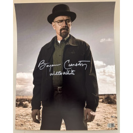 Bryan Cranston 'Walter White'  Breaking Bad Hand Signed HUGE 16'x20' Photo + Beckett COA