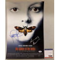Silence Of The Lambs Anthony Hopkins & Jodie Foster Hand Signed 12"x 18" Photo + Beckett COA