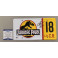 Jurassic Park Laura Dern  Hand Signed Licence Plate + Beckett Coa